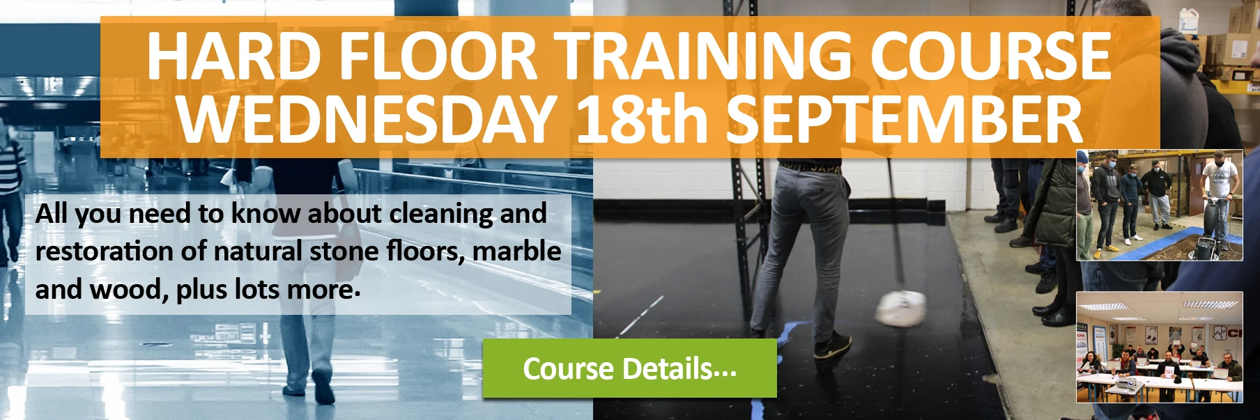 Hard floor cleaning and maintenance courses