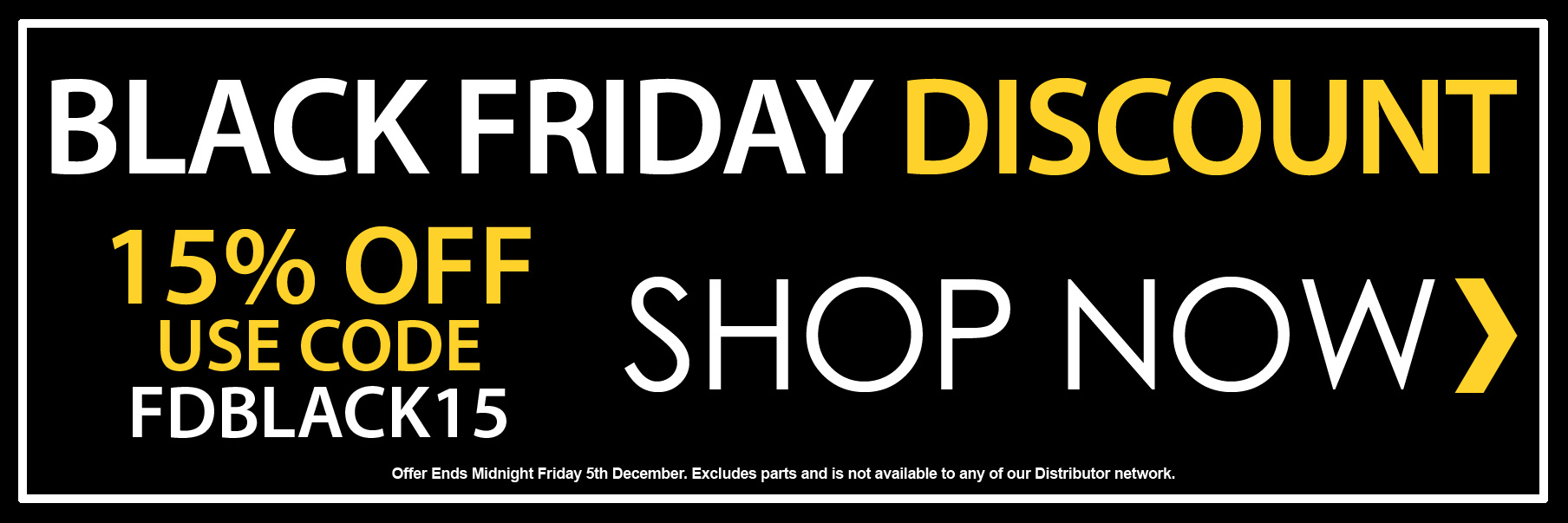 Black Friday Discounts