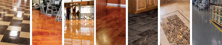 The different types of hard floors