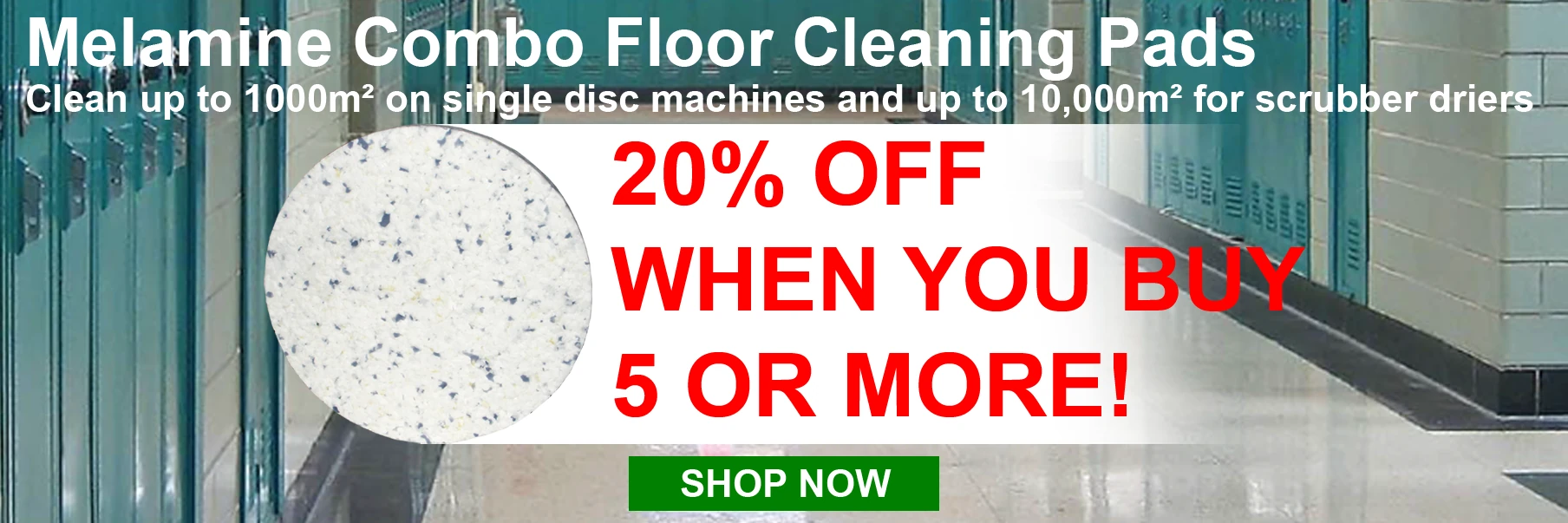 Melamine Combo Floor Cleaning Pads