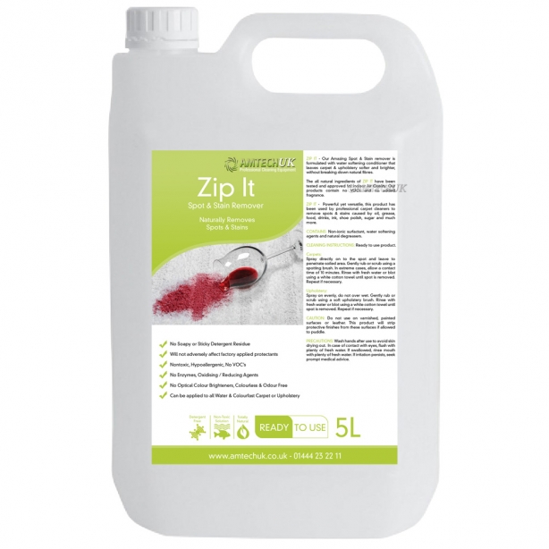 Zip It Spot & Stain Remover 5ltr